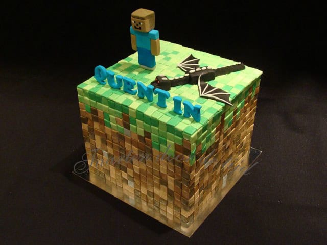 Minecraft taart 3