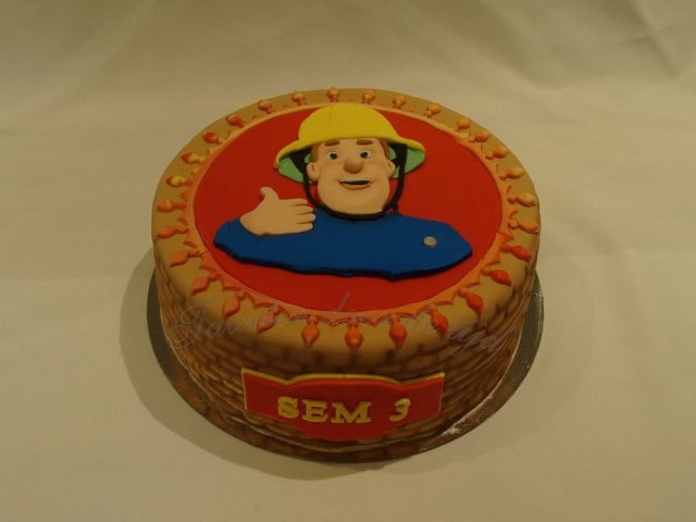 Brandweerman Sam 2 taart